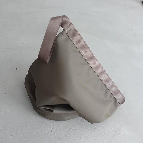 leaf shopping bucket _ no.2 / nylon twill